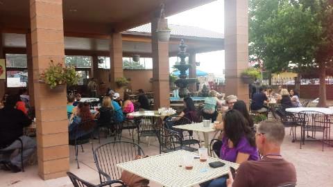 Cazuela's spacious patio was perfect for the event.